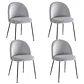 Pack 4 Sillas Breda Black Velvet  - Miniatura 1