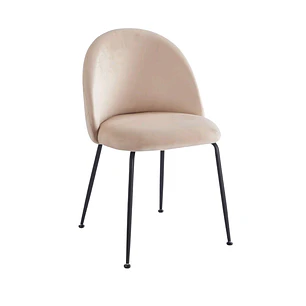 Pack 6 Sillas Breda Black Velvet 