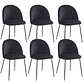 Pack 6 Sillas Breda Black Velvet  - Miniatura 6