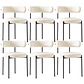 Pack 6 Sillas Arpi Sun - Crema - Miniatura 1