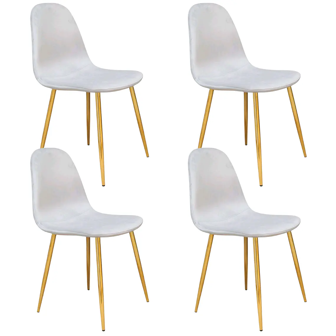 Pack 4 Sillas Spoon Gold Velvet 5