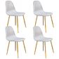 Pack 4 Sillas Spoon Gold Velvet - Miniatura 5