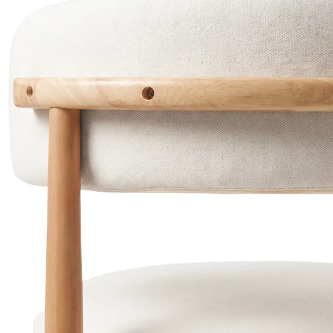 Silla Arpi Bouclé Wood - Beige 5