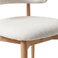 Pack 4 Sillas Arpi Bouclé Wood - Beige - Miniatura 5