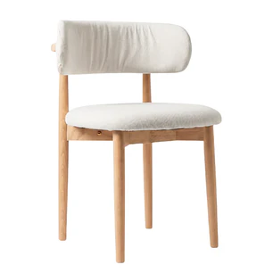 Pack 6 Sillas Arpi Bouclé Wood - Beige