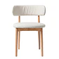 Comedor Mesa Asgard redonda vidrio 120 cm con 4 Sillas Arpi Bouclé Wood - Beige - Miniatura 4