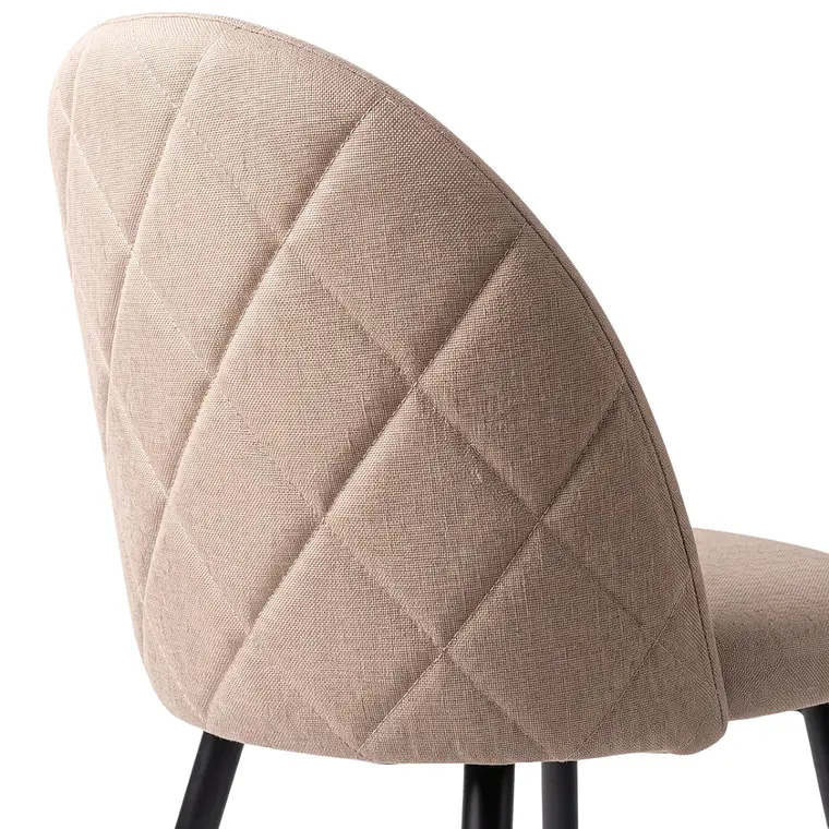 Silla Breda Top Black Lino 5