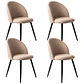 Pack 4 Sillas Breda Top Black Lino - Miniatura 8