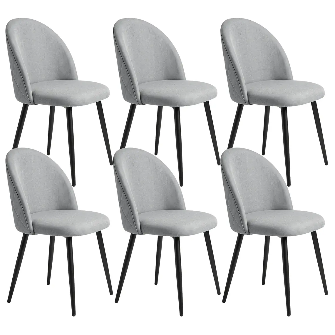 Pack 6 Sillas Breda Top Black Lino- COPIA 9