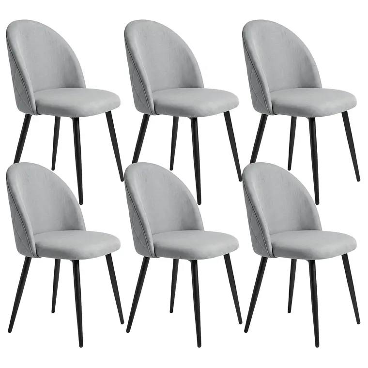 Pack 6 Sillas Breda Top Black Lino- COPIA 9