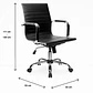 Silla de Oficina Escritorio Frey- Negra con Reposabrazos Metal - Miniatura 3