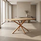 Comedor Mesa Asgard Wood rectangular Madera 160x90 cm con 4 Sillas Sitiales Hania Respaldo Curvo - Blancas - Miniatura 3