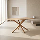 Comedor Mesa Asgard Wood rectangular Madera 160x90 cm con 4 Sillas Sitiales Hania Respaldo Curvo - Blancas - Miniatura 6