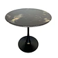 Mesa Tulip Mining Negra 100 cm con 4 Sillas Sitiales Hania Respaldo Curvo - Blancas - Miniatura 4