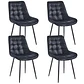 Pack 4 Sillas Capitone Black Vintage - Miniatura 3