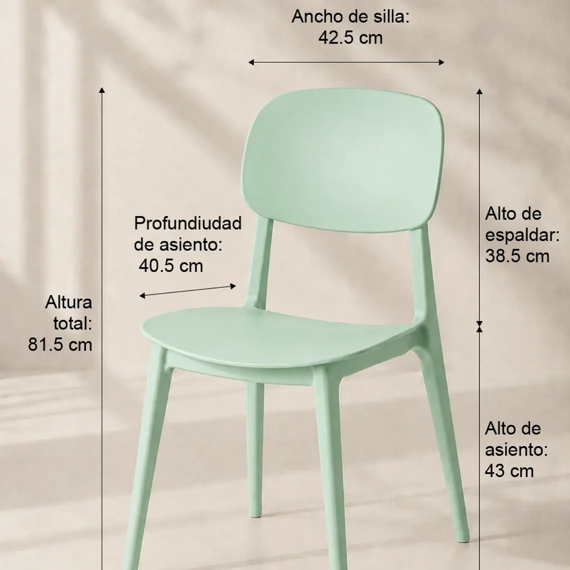 Silla de Terraza Garden - Polipropileno Resistente 10