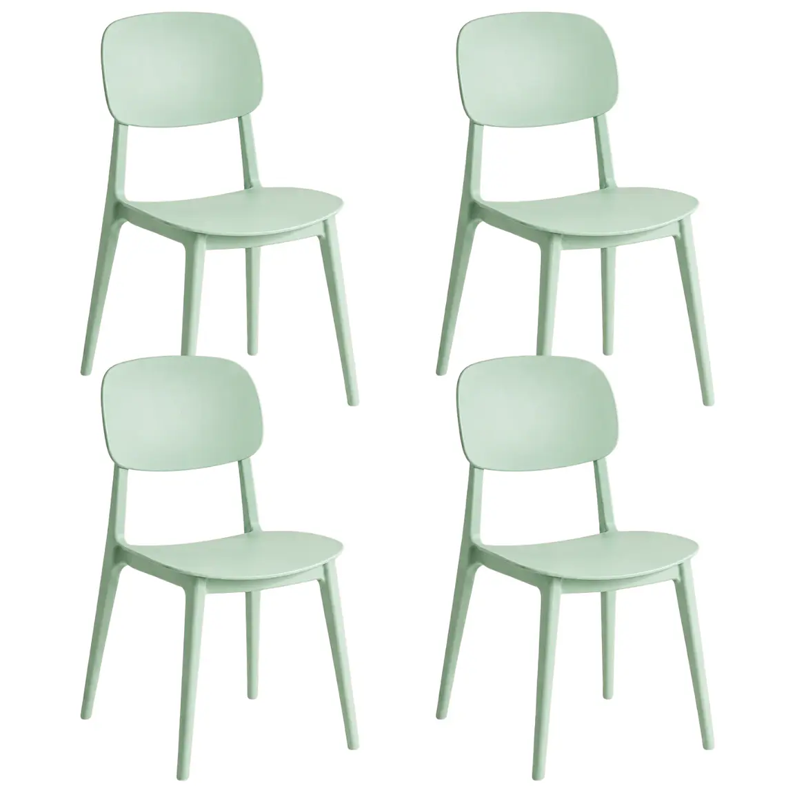 Pack 4 Sillas de Terraza Garden - Polipropileno Resistente 1