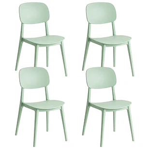 Pack 4 Sillas de Terraza Garden - Polipropileno Resistente