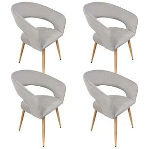 Pack 4 Sitales Butacas Siena Wood