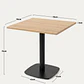 Mesa Restoran Negra Wood 70x70 cm - Metal y MDF - Miniatura 8