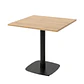Mesa Restoran Negra Wood 70x70 cm - Metal y MDF - Miniatura 3