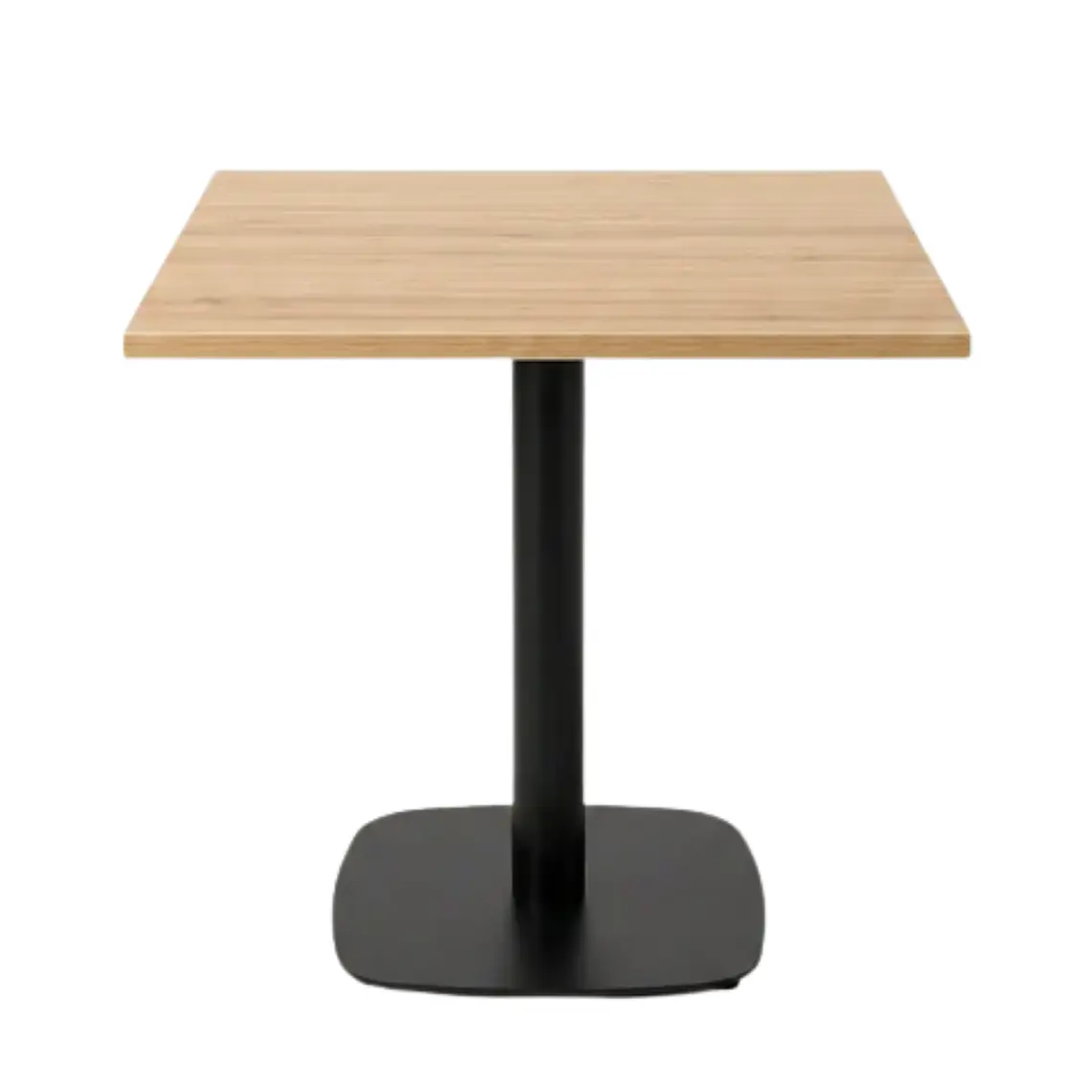 Mesa Restoran Negra Wood 70x70 cm - Metal y MDF 2