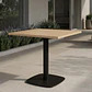 Mesa Restoran Negra Wood 70x70 cm - Metal y MDF - Miniatura 1
