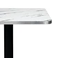 Mesa Restoran BlackWhite cuadrada 70x70 cm - Metal y MDF - Miniatura 5