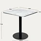 Mesa Restoran BlackWhite cuadrada 70x70 cm - Metal y MDF - Miniatura 7