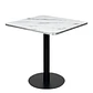 Mesa Restoran BlackWhite cuadrada 70x70 cm - Metal y MDF - Miniatura 2