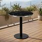 Mesa Restoran BlackWhite redonda 60 cm - Metal y MDF - Miniatura 1