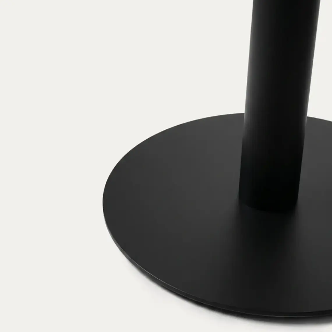Mesa Restoran BlackWhite redonda 60 cm - Metal y MDF 16