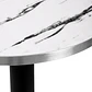 Mesa Restoran BlackWhite redonda 60 cm - Metal y MDF - Miniatura 12