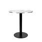 Mesa Restoran BlackWhite redonda 60 cm - Metal y MDF - Miniatura 9