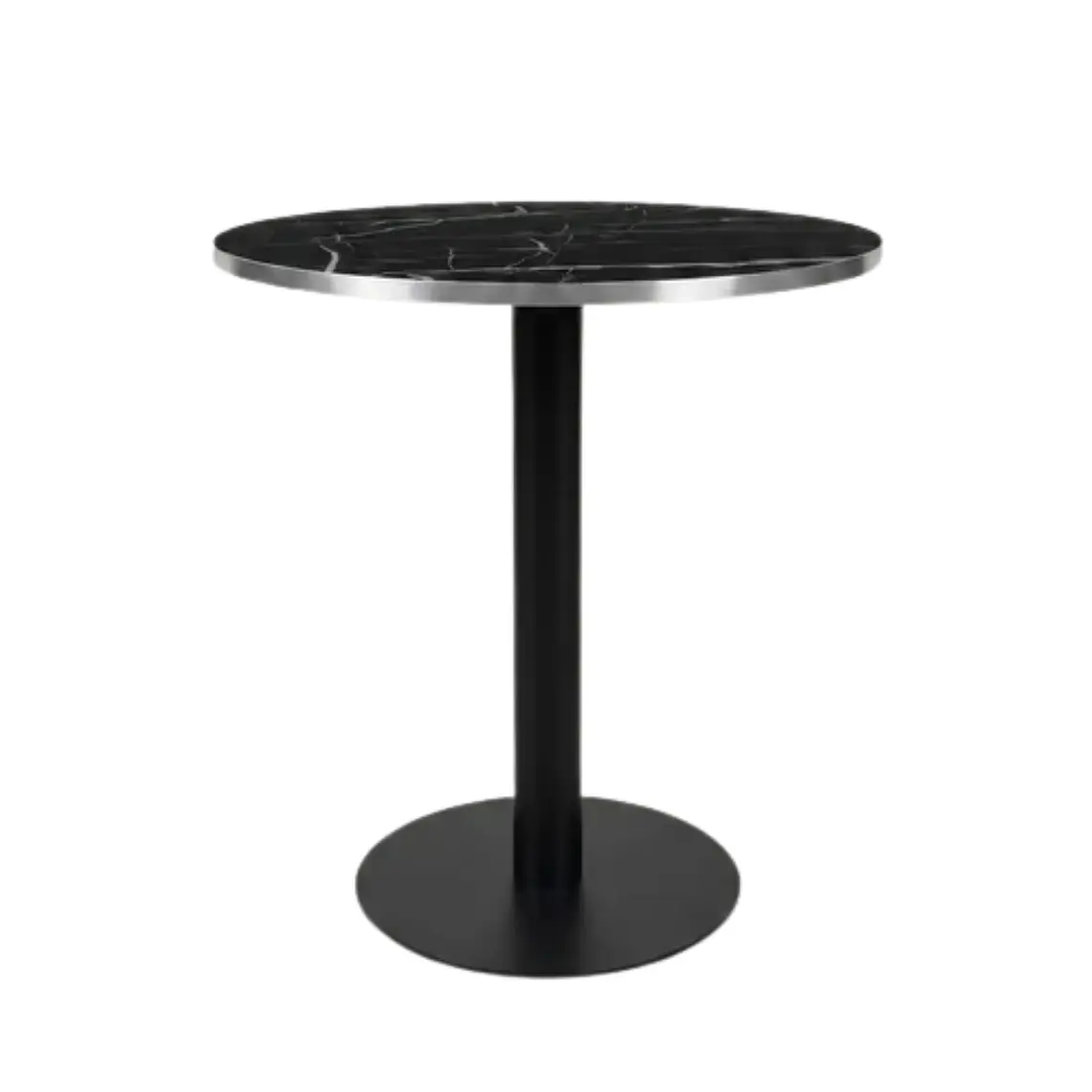 Mesa Restoran BlackWhite redonda 60 cm - Metal y MDF 3
