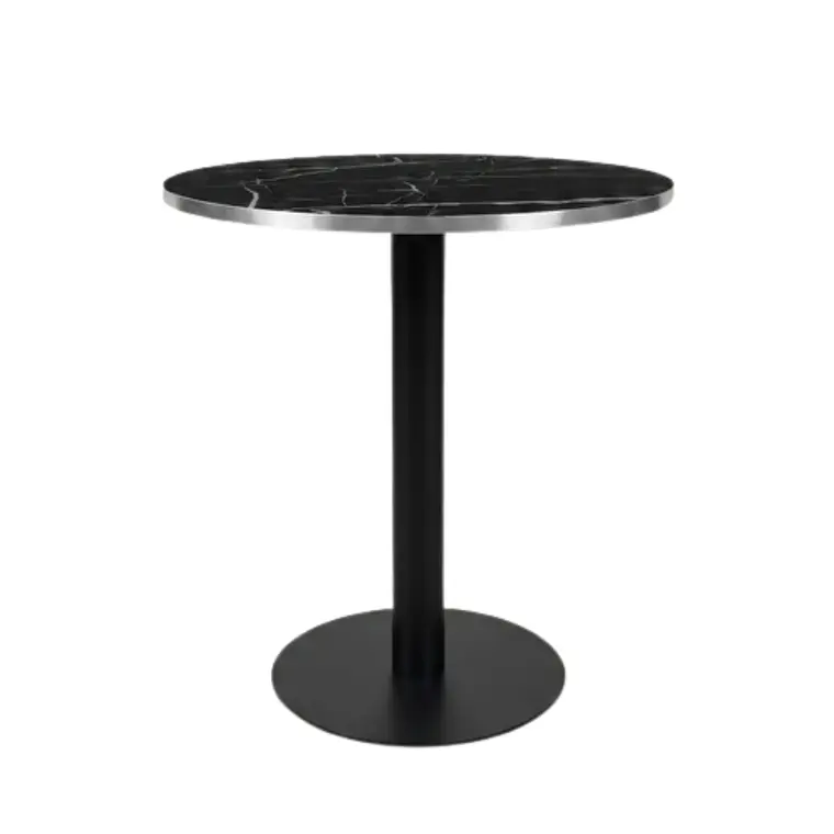 Mesa Restoran BlackWhite redonda 60 cm - Metal y MDF 3