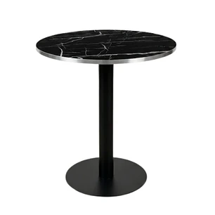 Mesa Restoran BlackWhite redonda 60 cm - Metal y MDF