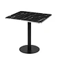 Mesa Restoran BlackWhite cuadrada 70x70 cm - Metal y MDF - Miniatura 10