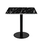 Mesa Restoran BlackWhite cuadrada 70x70 cm - Metal y MDF - Miniatura 9
