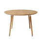 Mesa Expandible - Extensible Redonda de 100 cm a 180 cm color madera - Miniatura 3