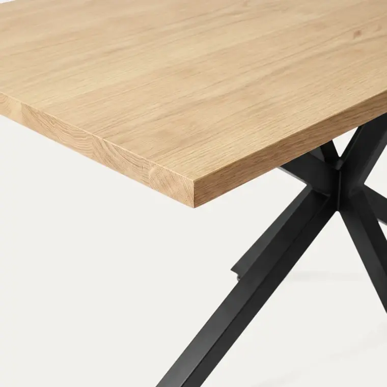 Mesa Asgard Black rectangular Madera 160x90 cm 3