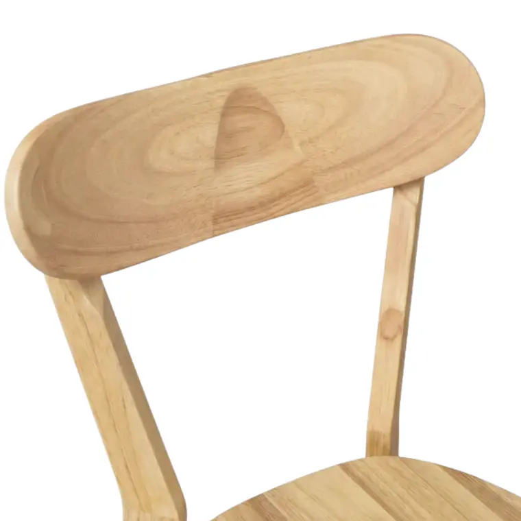 Comedor Mesa Asgard Black rectangular Madera 140x90 cm con 4 Sillas Slender Fresno - Madera  20