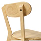 Comedor Mesa Asgard Black rectangular Madera 140x90 cm con 4 Sillas Slender Fresno - Madera  - Miniatura 21