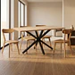 Comedor Mesa Asgard Black rectangular Madera 140x90 cm con 4 Sillas Slender Fresno - Madera  - Miniatura 3