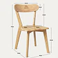 Comedor Mesa Asgard Black rectangular Madera 140x90 cm con 6 Sillas Slender Fresno - Madera - Miniatura 23