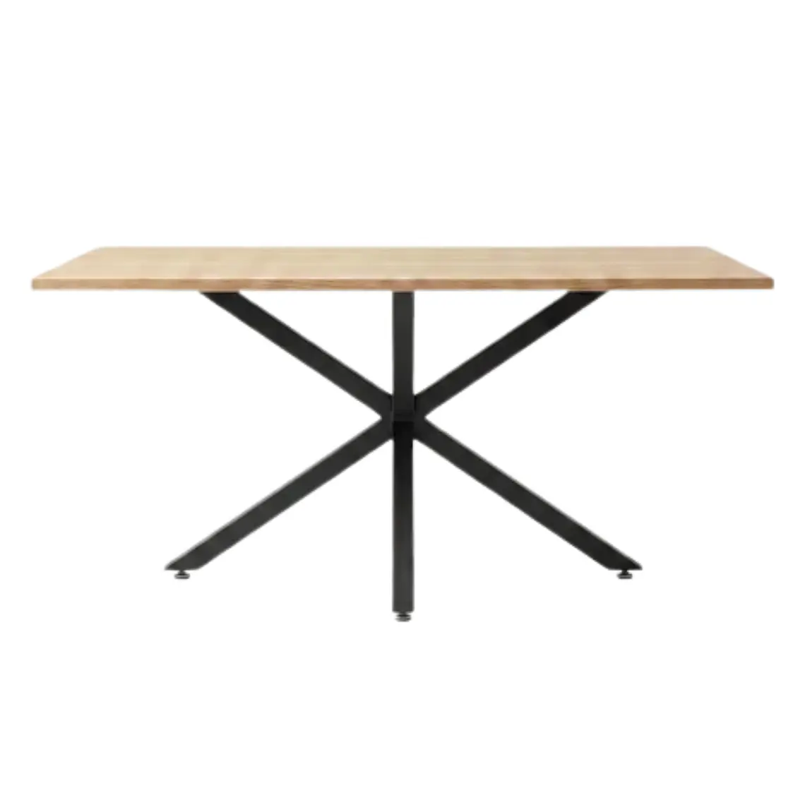 Comedor Mesa Asgard Black rectangular Madera 140x90 cm con 6 Sillas Capitone Black Vintage Café 4