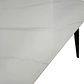 Comedor Mesa rectangular Mármol Black 160x90 cm con 4 Sillas Capitone Black Vintage - Miniatura 8