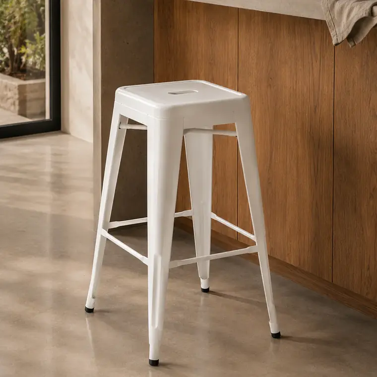 Pack 4 Taburetes Piso Tolix sin respaldo 77 cm 16