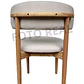 Comedor Mesa Asgard redonda vidrio 120 cm con 6 Sillas Arpi Poly Wood - Beige - Miniatura 6