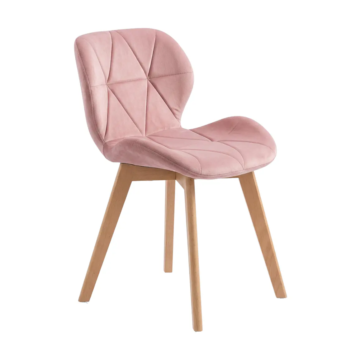 Silla Mariposa Rubik Wood Velvet 1